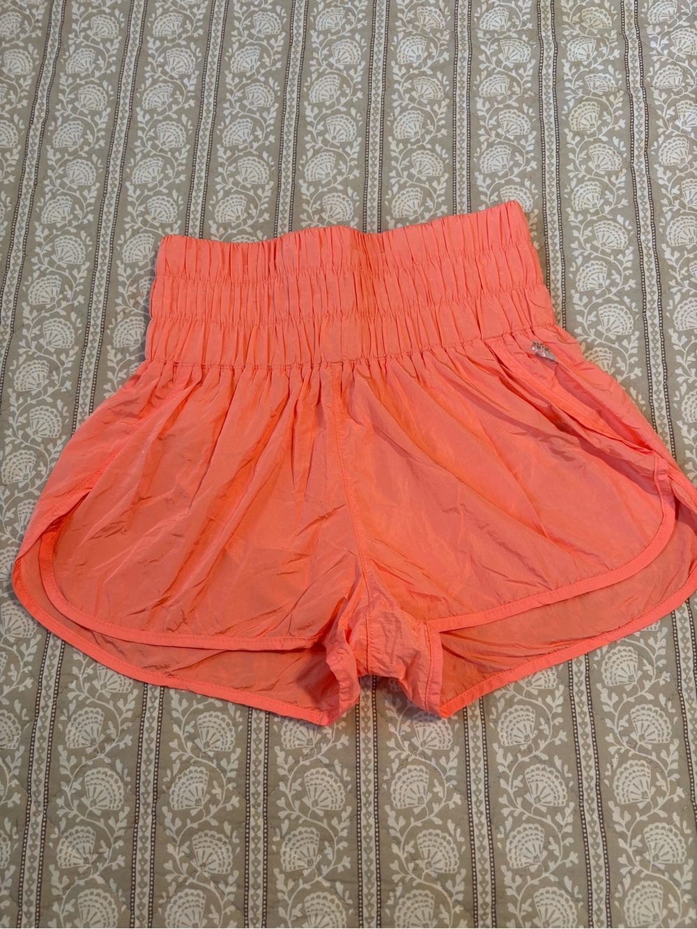 Free People Women’s High-Waist Coral Active Shorts
